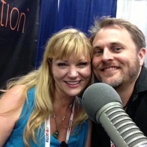 Daniel Corey with Jenna Busch at San Diego ComicCon 2013