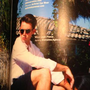 Josh Pierce featured in Fashion Chicago Magazine