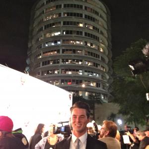 Josh Pierce on the red carpet in Los Angeles CA Capitol Records