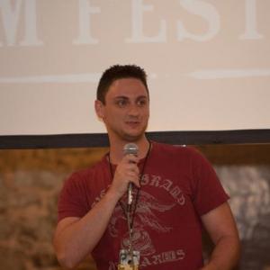 James Morris during a QA session at the Nevada City Film Festival 2012