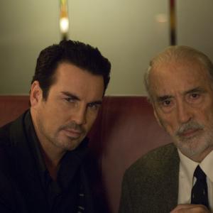 Still of Christopher Lee and Gary Stretch in The Heavy 2010