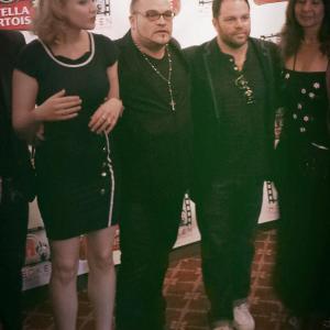 Red carpet interview for Diamonds to Dust at 2014 Hoboken International Film Festival Hailey Heisick Frank Ferruccio Mike Funk Susan Capicotto