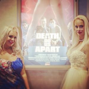 At the Screening of Death Do Us Apart, venue the Empire Cinema Leicester Square with the two fabulous Zombies Maxine Barham and Jema Gilsenan.