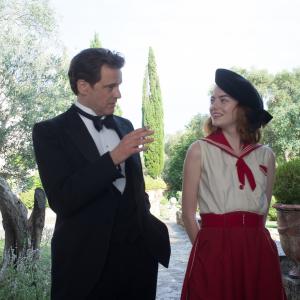 Still of Colin Firth and Emma Stone in Menesienos magija 2014