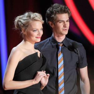 Emma Stone and Andrew Garfield at event of 2012 MTV Movie Awards (2012)