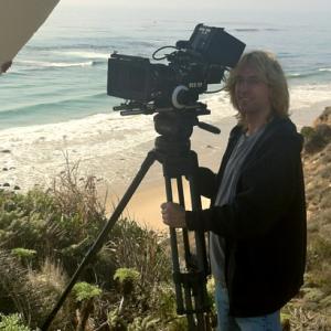 Director of Photography Ron McPherson on set shooting in Malibu CA