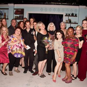 The cast of Theatre West's The Women, opening night 2013.