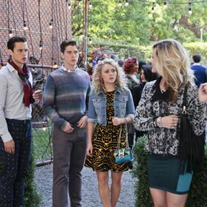 Still of AnnaSophia Robb Jake Robinson Lindsey Gort and Brendan Dooling in The Carrie Diaries 2013