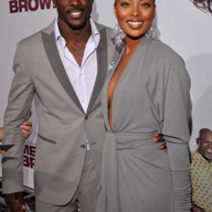 Eva Marcille and Lance Gross at event of Meet the Browns 2008