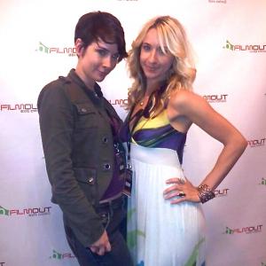 Nicole with Laurel Vail at Filmout with LEADING LADIES