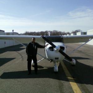 This is the airplane I train on the Cessna 172 Skyhawk.