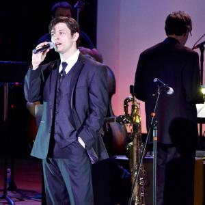 Jonas singing with The Little Apple Big Band
