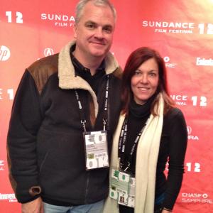 Douglas Blackmon and Jeanne Veillette Bowerman at Sundance 2012 for the premiere of the Slavery by Another Name documentary