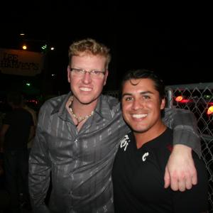 Jake Busey and Pablo De Leon at the Good Guys after party