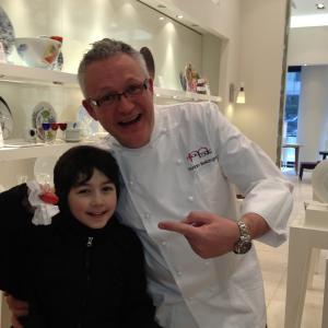 Me and the Star of CupCake Wars~FREE Macaroon Day in NYC