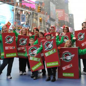 We Tap for Orphans around the globe in the Times Square Media Blitz for OCC
