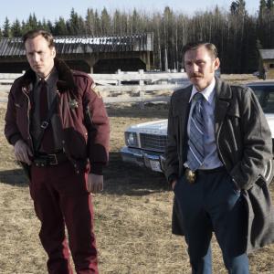 Still of Patrick Wilson and Keir O'Donnell in Fargo (2014)