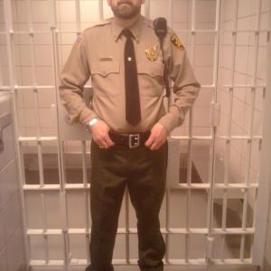 Dennis Rees as Lincoln County Sheriff in 