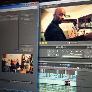 Rudy Barrow - scenes being edited in Killer Audition