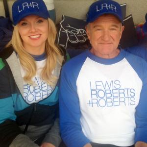 Adeana Lane and Robin Williams The Crazy Ones CBS