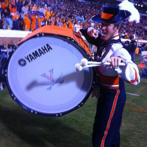 Hosting the multiple Emmy Award winning ACC ROAD TRIP from UVA as a member of the marching band