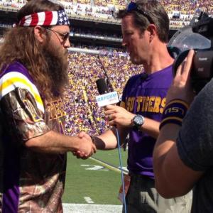 Interviewing Willie from Duck Dynasty