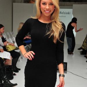 TV Personality Lindsay McCormick Front Row at IVANAhelsinki Spring 2012 Mercedes-Benz