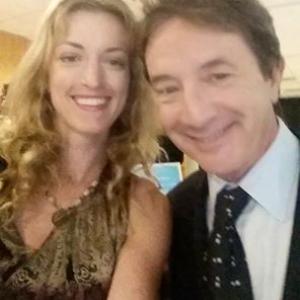 hanging out w Martin Short during PalyFest TV Show Premiere