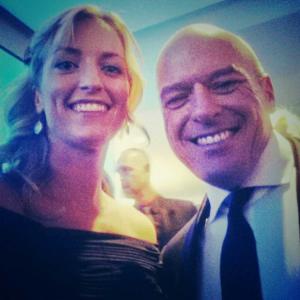 w/ Dean Norris from 'Breaking Bad' & 'Under The Dome' before The Emmy's