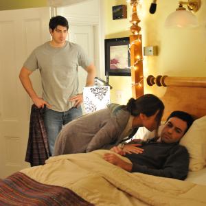 Still of Brandon Routh, Reid Scott and Courtney Ford in Missing William (2014)