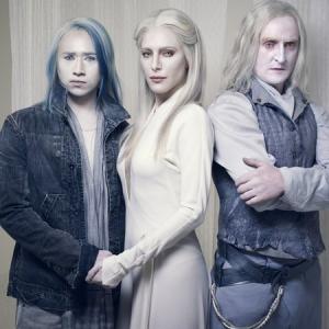 Still of Tony Curran Jaime Murray and Jesse Rath in Defiance 2013