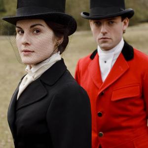 Still of Michelle Dockery and Brendan Patricks in Downton Abbey (2010)