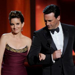 Tina Fey and Jon Hamm at event of The 64th Primetime Emmy Awards (2012)