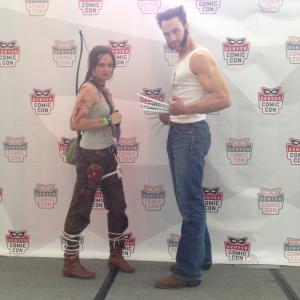 ComicCon 2014 Lara Croft  Wolverine