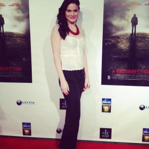 At the premiere for A Resurrection