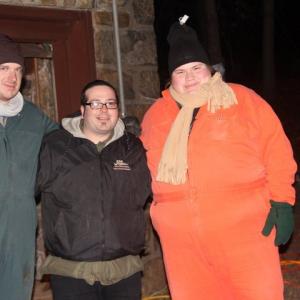 MJ Kelley, Ryan Scott Weber and Shawn C. Phillips Behind the scenes in Mary Horror.