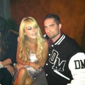 Chillin with Dina Lohan at Red Carpet event