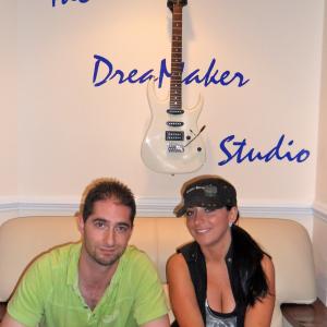 Angelina Pivarnick and Andy Stein at The DreaMaker Studio
