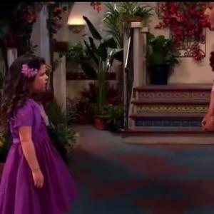 Sophia Grace acting with Ariana Grande on Nickelodeons Sam And Cat