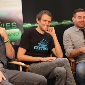 Justin Martinez, Matt Bettinelli-Olpin and Chad Villella. Comic-Con 2012.