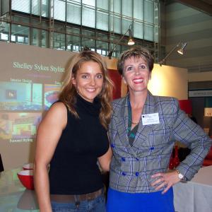 TV Stylist Shelley Sykes at Sydney Home Expo with Co- Host