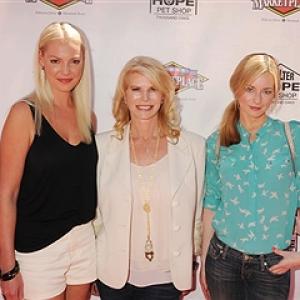 Actress Katherine Heigl producer Kim Sill and actress Jessica Morris attend the Saved In America screening and QA at the Regency Agoura Hills Stadium 8 Theaters on August 15 2015 in Agoura Hills California