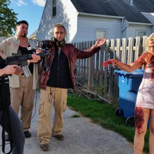 Benny Benzino as James, on set of the 48 Hour Horror Film Project titled 