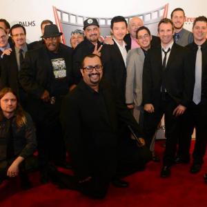 Red carpet premiere of a feature comedy film