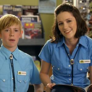 Still of Shannon Woodward and Camden Garcia in Mazyle Houp (2010)