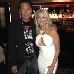 Best Guerrilla Film Short Nominee at the Action on Film Festival Gary VinantTang and Tracey Birdsall from Dawn of the Crescent Moon