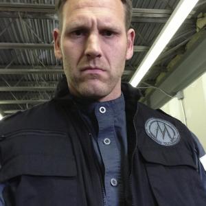 Playing the role of the Enforcer on the TV show Revolution.