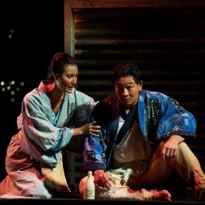 As Yukiko with Yutaka Izumihara in White Divers of Broome  Black Swan State Theatre Company Perth 2012