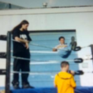 Public access TV,Sacramento,CA. TWF Wrestling as a Referee. 2002