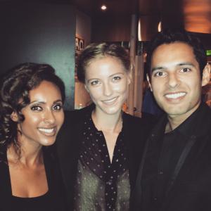 At an event for ABC's 'American Crime' with Caitlin Gerard and Shannon Reynosa